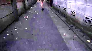 Real amateur outdoor couple enjoying hard fucking action