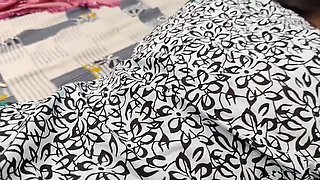 Mallu Couple Hot Nighty Sex in Bedroom - Indian Wife Romance & Ass Licking