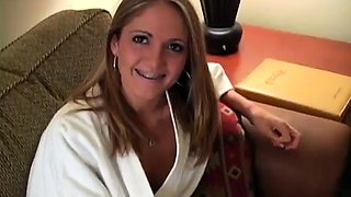 Anal loving blonde gf close up blowjob in this hd pov video