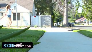 Exxxtrasmall - encaged teenager (Rebel Lynn) fucks a Big Cock