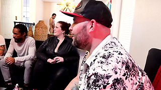 Interracial pool group sex