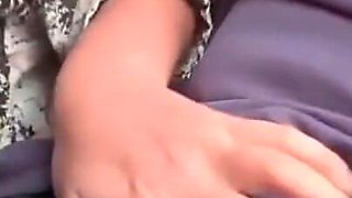 Desi Handjob in the Bus