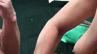 Two Bi-sexual Grannies Get a Little Man Meat for Dinner