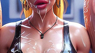 BDSM Sex Hot Blonde Girl in Gym,curvy Woman with Big Tits, Big Dick, Creampie, Cumshot,gangbang