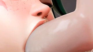 Catching Thieves Kiriko Overwatch 3D Porn