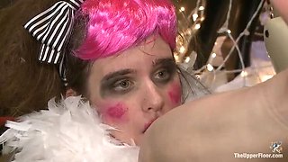 Stepsister Destroyed by Master: Bondage, Spanking & Fisting