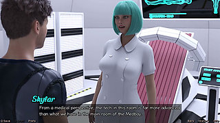 Stranded in Space - Blue Haired MILF Want Threesome with Me & Hot Busty Doctor