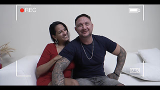 Interview with the Macettare Family Ended with Kel Doing a Double Penetration! Full on Red