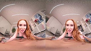 Redhead Babe Wants To Ride You: Blowjob, Cowgirl  Missonary VR Porn