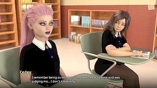 3D visual novel game featuring big natural tits and an erotic storyline