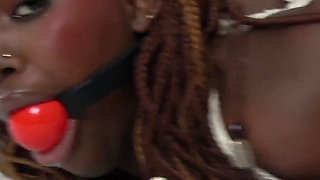 Coco and Mila's Sultry Night: Tightly Bound and Ballgagged by the Halloween Bondage Ghost!(4k)