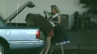 Magnificent redheadwhite chick spreads her legs for black guy