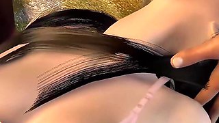 3D Cute Asian Babe Naked Her Pink Nipples Got Her Wet Pussy Fucked so Hard