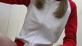 Cute 18 Year Blonde Girl Does Blowjob Outdoor