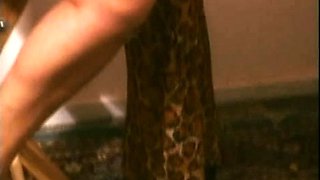 Close up footjob with great cumshot