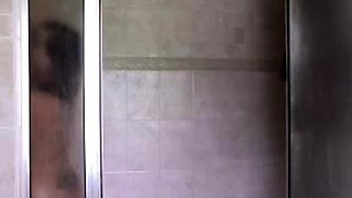 Big-Bottom MILF in the Shower