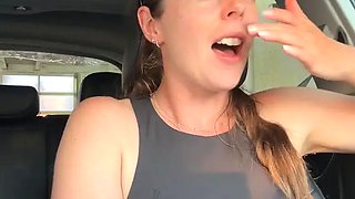 Having A Mind Blowing Orgasm In The CAR WASH 💦💦💦