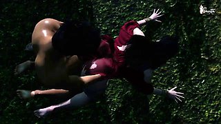 Indian Cheating Wife Savita Seduces Her Brother-in-law and Has Sex with Him in the Jungle. -