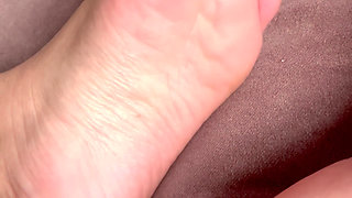 Sweaty foot fetish after gym