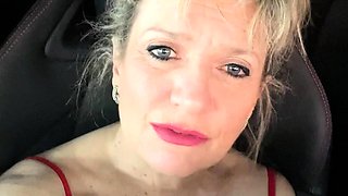 Blonde british pornstar kaz b masturbates public and outdoor