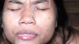 Cumpilation No. 3, the biggest cumshots on an 18-year-old Asian girl