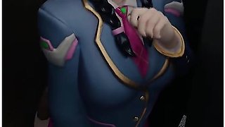 How School Girl D.va Gets Her Black Teacher To Give Her An A+ With Car Toon