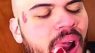 BBW Has His Feet Sucked by the Slave by Turbinada