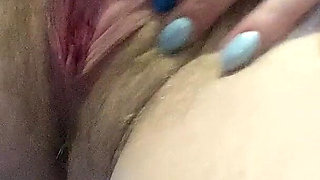 Face Sitting with Hairy Pussy, Bottom up View. Lick My Hairy Pussy