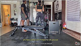 Fake Personal Trainer Rough Sex With A Fit Tattooed Brunette Nemesi Widow