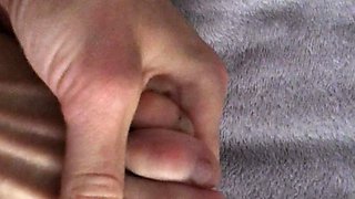 Amateur Foot Fetish Girlfriend Sucks and gives a Footjob