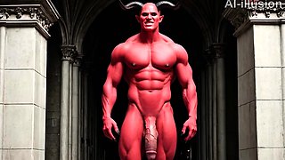 Nun Fucking With a Demon - AI Fantasy Porn by Aiillusion