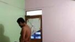 Office affair.indian married women fucked by boss at office