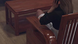 Beautiful and Mature MILF Fucked and Creampied by a Lonely Barista Boy