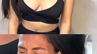 Masked indian beauty shares wild group passion