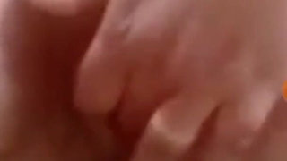 Cheating Married Ebony Slut Masturbating on Video Call