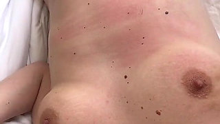 Belly Spanking, Face and Tits Slapping