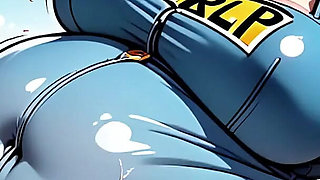 Bulma Fanart Inspired BBW Digital Art Set