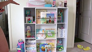 Sweet sexy round ass brunette babe hot solo play