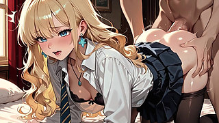 Magic School Rejects Virgins - Her Roommate Used a Spell to Fix It (AI Generated)