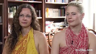 German Amateur Lesbian Tantra Massage with Foot Fetish and Clit Rubbing