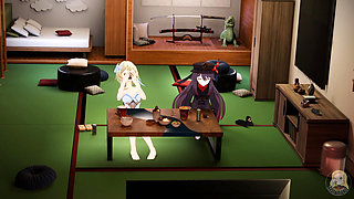 Lumine and Hutao tickling challenge