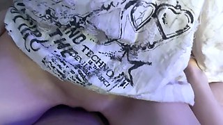 Young and cute russian emo girl films her gentle sex session with her boyfriend