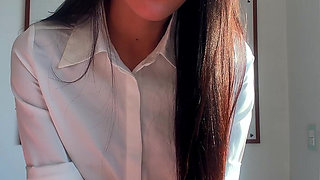 Sexy Secretary Seeks to Please Her Boss
