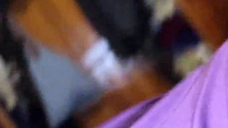 Fucking My Sexy Stepmom in Silence, While My Girlfriend Was in the Living Room