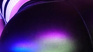 Big Ass Girl in Black Latex Leggings Gets Pulsating Cum Inside After Sloppy BJ - Lilykoti