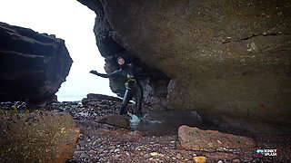 Lucy's Public Wetsuit Edging JOI & Risky Climax