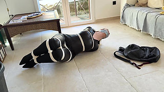No Escape: Latina’s Tape Gag Hogtie Leaves Lil Missy Struggling in Vain HD
