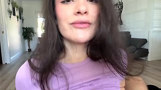 Latina brunette shares passionate number thirteen amateur play