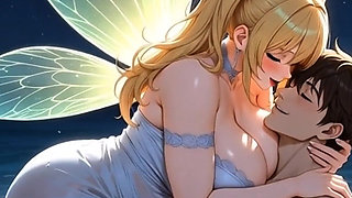 Hentai BBW Fairy Gets Pounded Raw on Moonlit Beach - Creampie Madness!