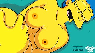 Hentai ZZZ Fucks Marge Flanders - Big Tits, Creampie, Doggystyle - Uncensored HD
